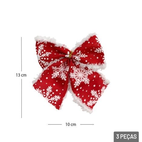 LACO C/FLOCOS NEVE 15X 17CM